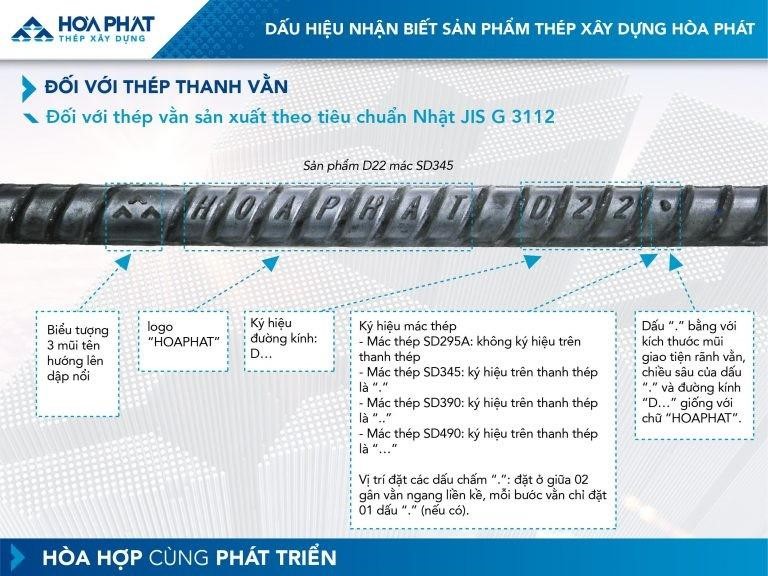 Nhận biết thép thanh vằn