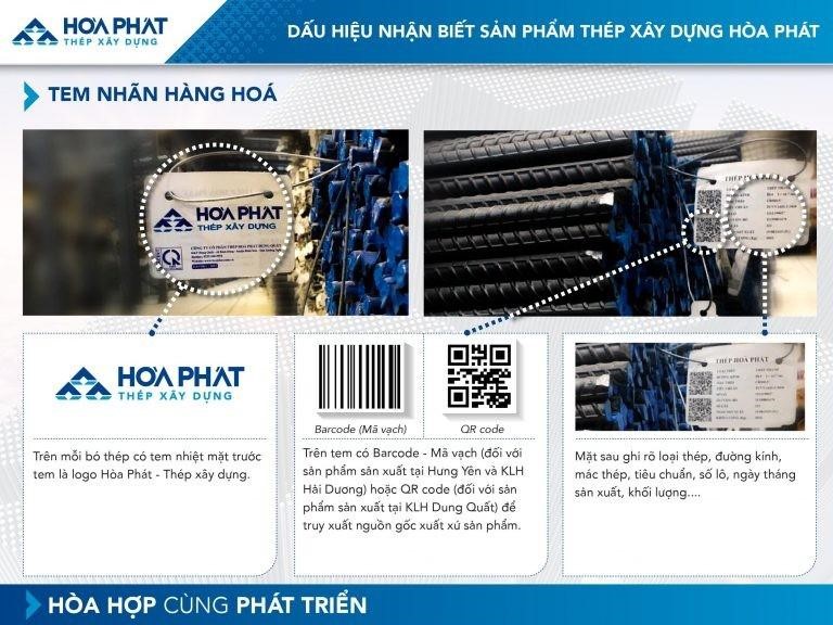 Hướng dẫn cách nhận biết thép xây dựng Hòa Phát