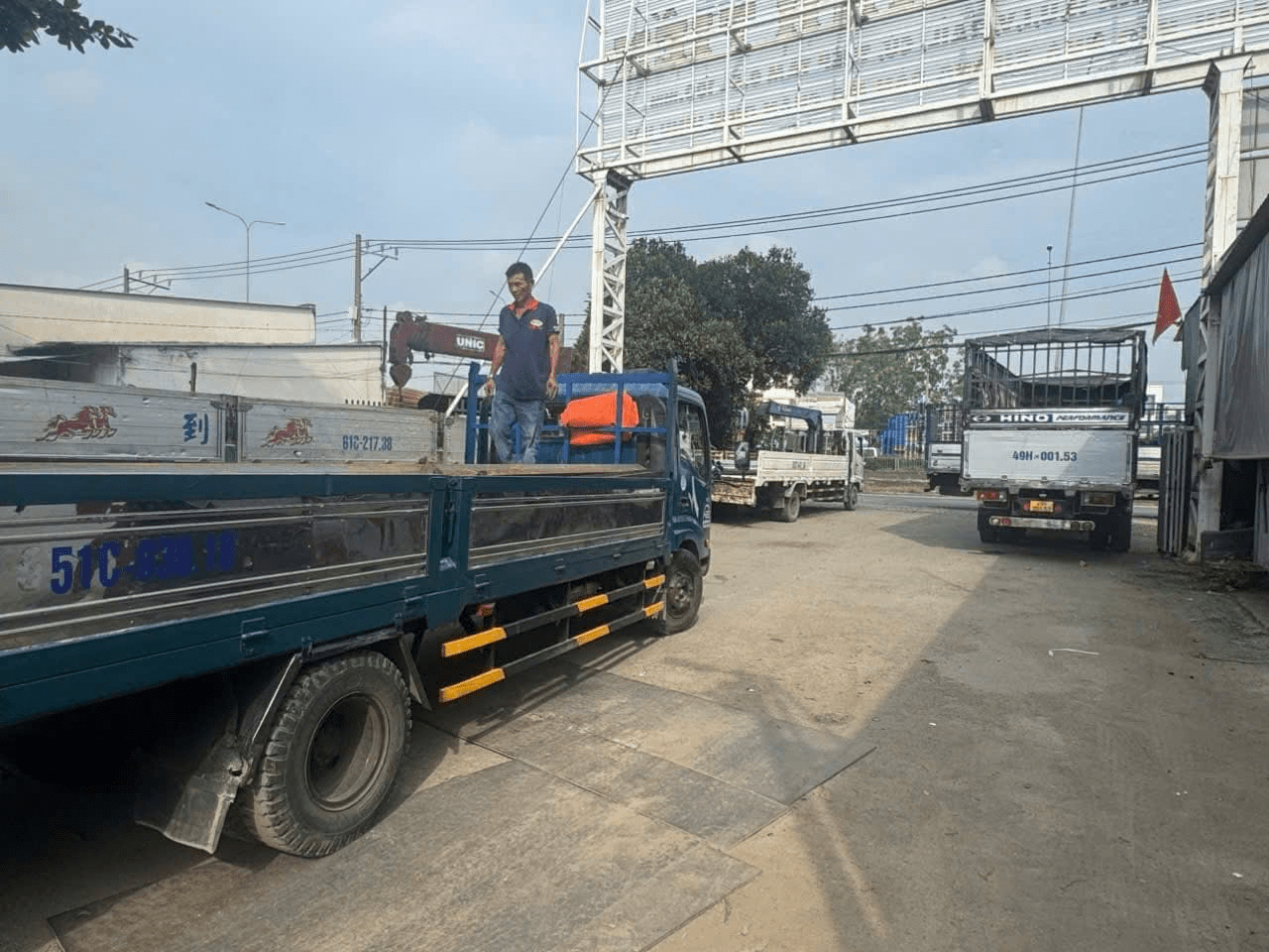 Xe tải chở thuê giá rẻ tại Bình Dương Duy Nam hân hạnh được phục vụ quý khách