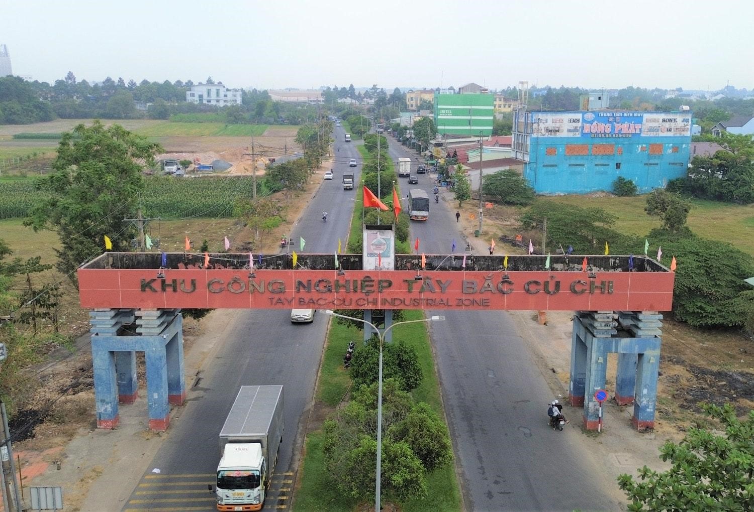 Tây Bắc Củ Chi là một trong những khu công nghiệp lớn nhất khu vực cửa ngõ Tây Bắc TP
